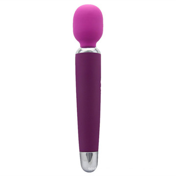 Massager impermeável da cabeça de borracha do avoirdupois para mulheres Injo-AV040